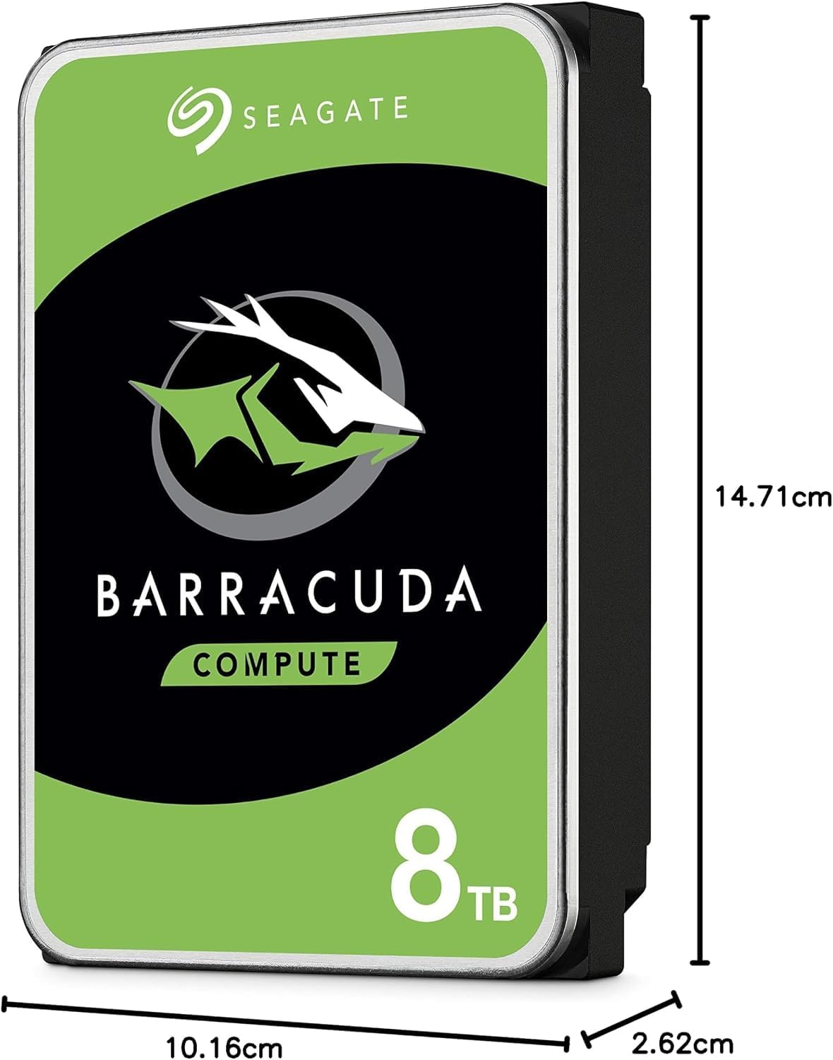 Seagate BarraCuda ST8000DM004 | Desktop hard drive | 8TB SATA III | 3.5-inch