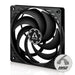 ARCTIC P12 Slim PWM PST | 120 mm PC case fan | PWM 200–2100 rpm | Black
