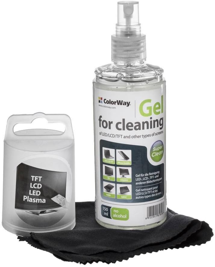 ColorWay CW-5151 | Screen cleaning gel | 150 ml | With microfibre cloth