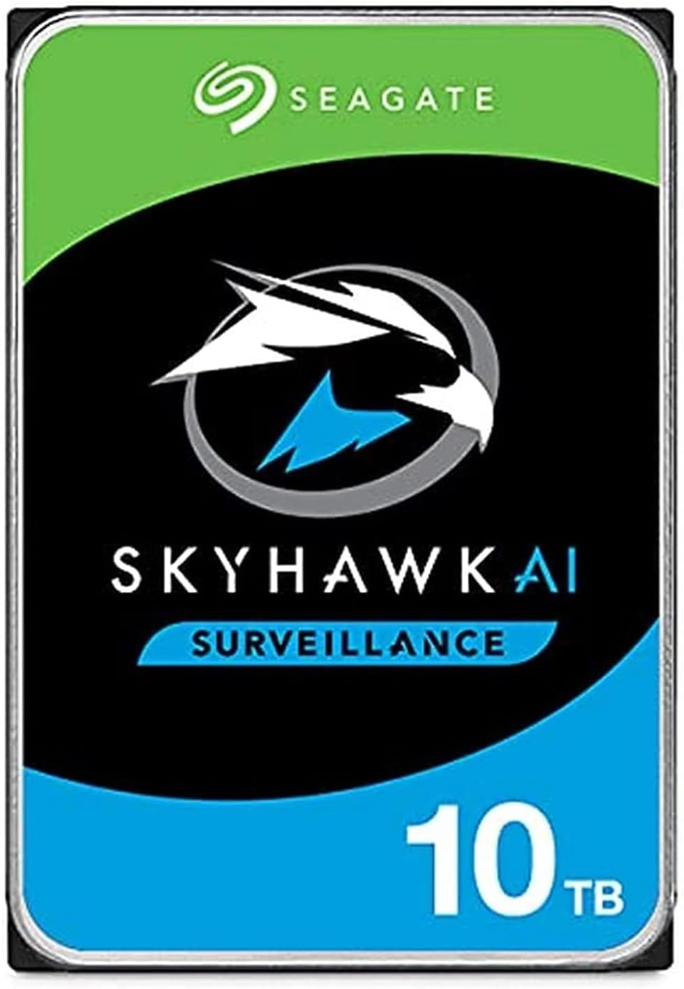 Seagate SkyHawk AI | Internal surveillance hard drive | 10TB SATA III | 3.5 inch