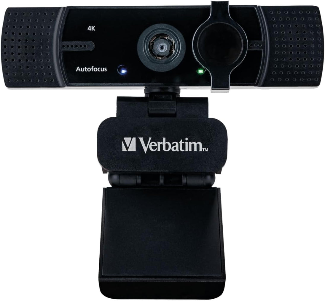 Verbatim AWC-03 | 4K webcam | Autofocus and dual microphones | Black