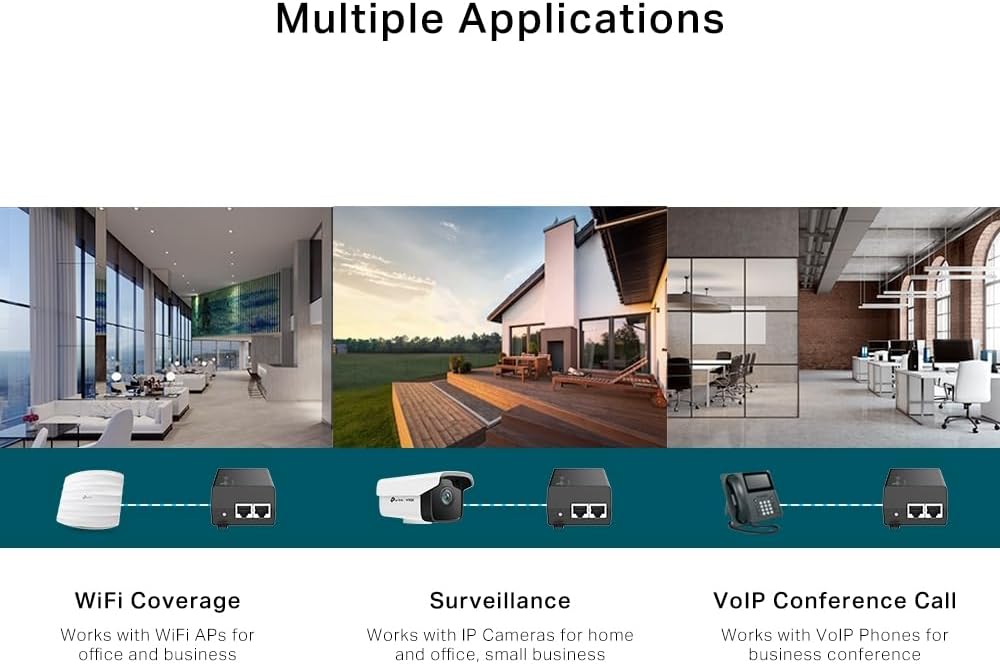 TP-Link TL-POE160S | PoE+ injector | Gigabit 30 W