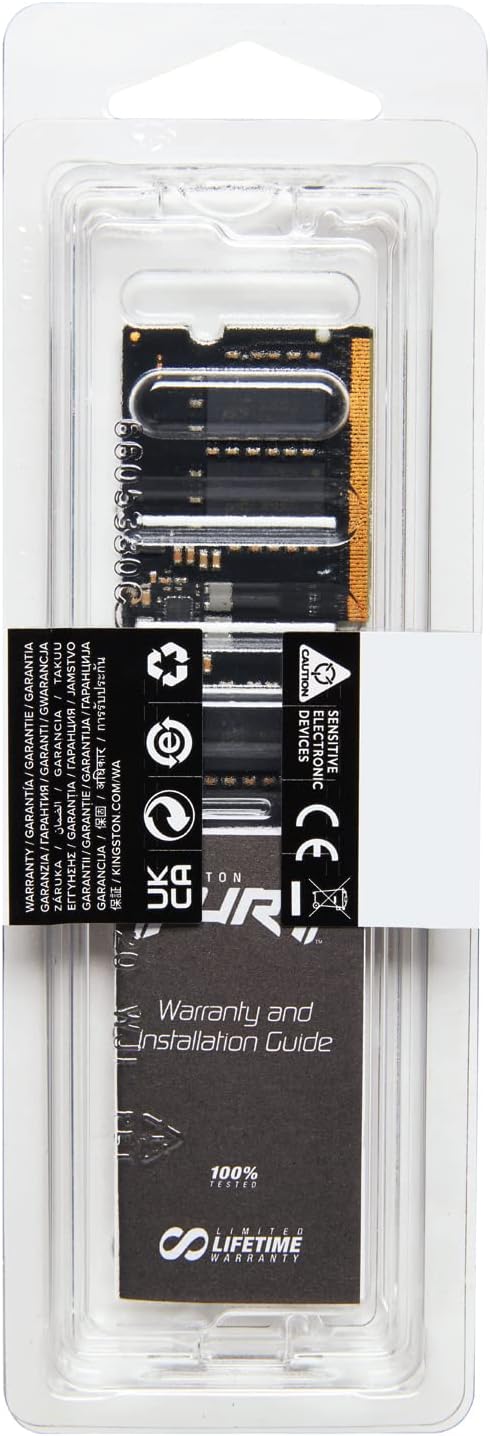 Kingston FURY Impact KF556S40IB-16 | DDR5 SODIMM memory | 16GB 5600MT/s CL40