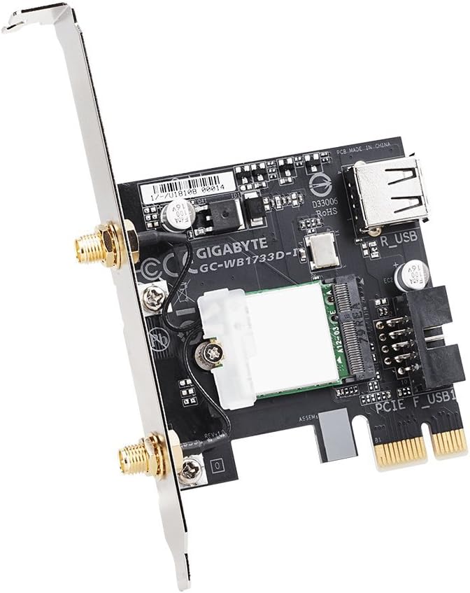 GIGABYTE GC-WB1733D-I | PCIe Wi-Fi card | Bluetooth 5