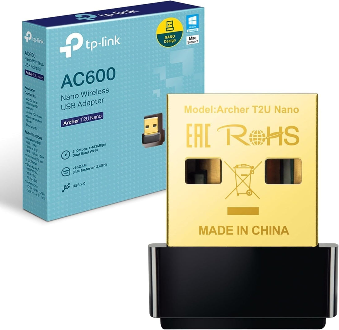 TP-Link Archer T2U Nano | Wi-Fi USB adapter | AC600 dual-band
