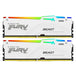 Kingston FURY Beast | DDR5 RAM kit | 64GB 6000MT/s CL36 | White RGB