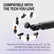 Elgato Wave Mic Arm Pro | Microphone boom arm | 3 kg capacity | Black