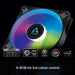 ARCTIC P14 PWM PST A-RGB | 140 mm case fan | Black