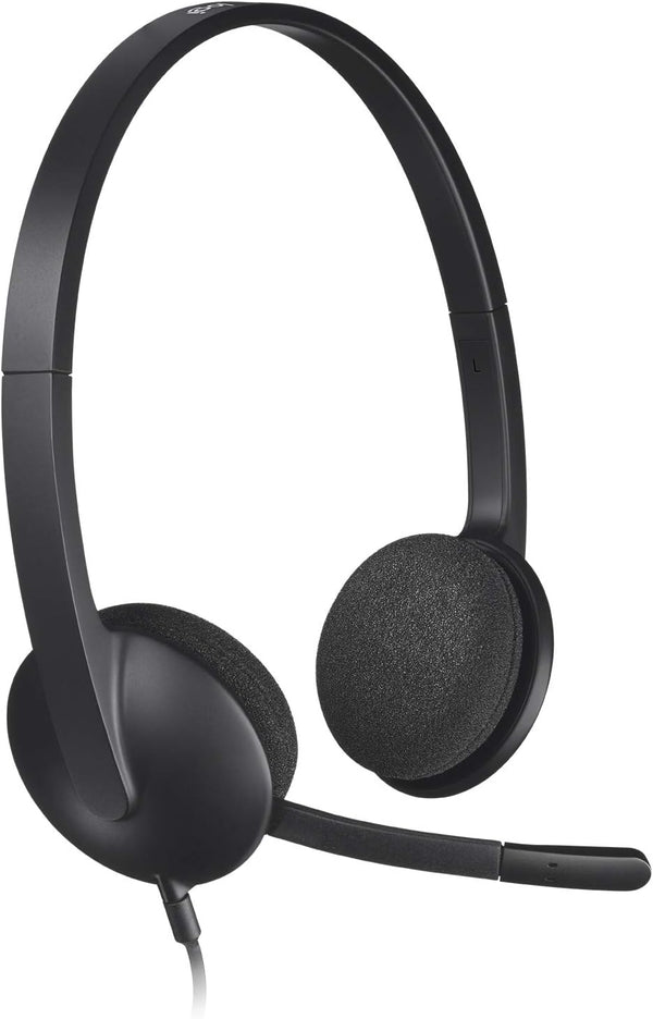 Logitech H340 | USB computer headset | Stereo sound | Black