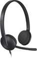 Logitech H340 | USB computer headset | Stereo sound | Black