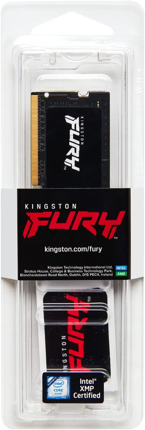 Kingston FURY Impact KF556S40IB-16 | DDR5 SODIMM memory | 16GB 5600MT/s CL40