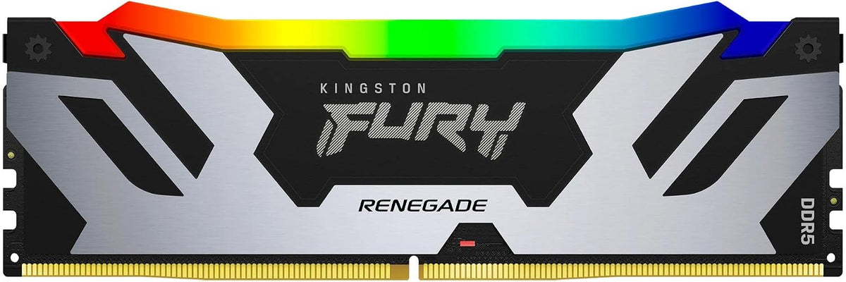 Kingston FURY Renegade | DDR5 RGB RAM | 24GB 7200MT/s CL38 | Silver and black