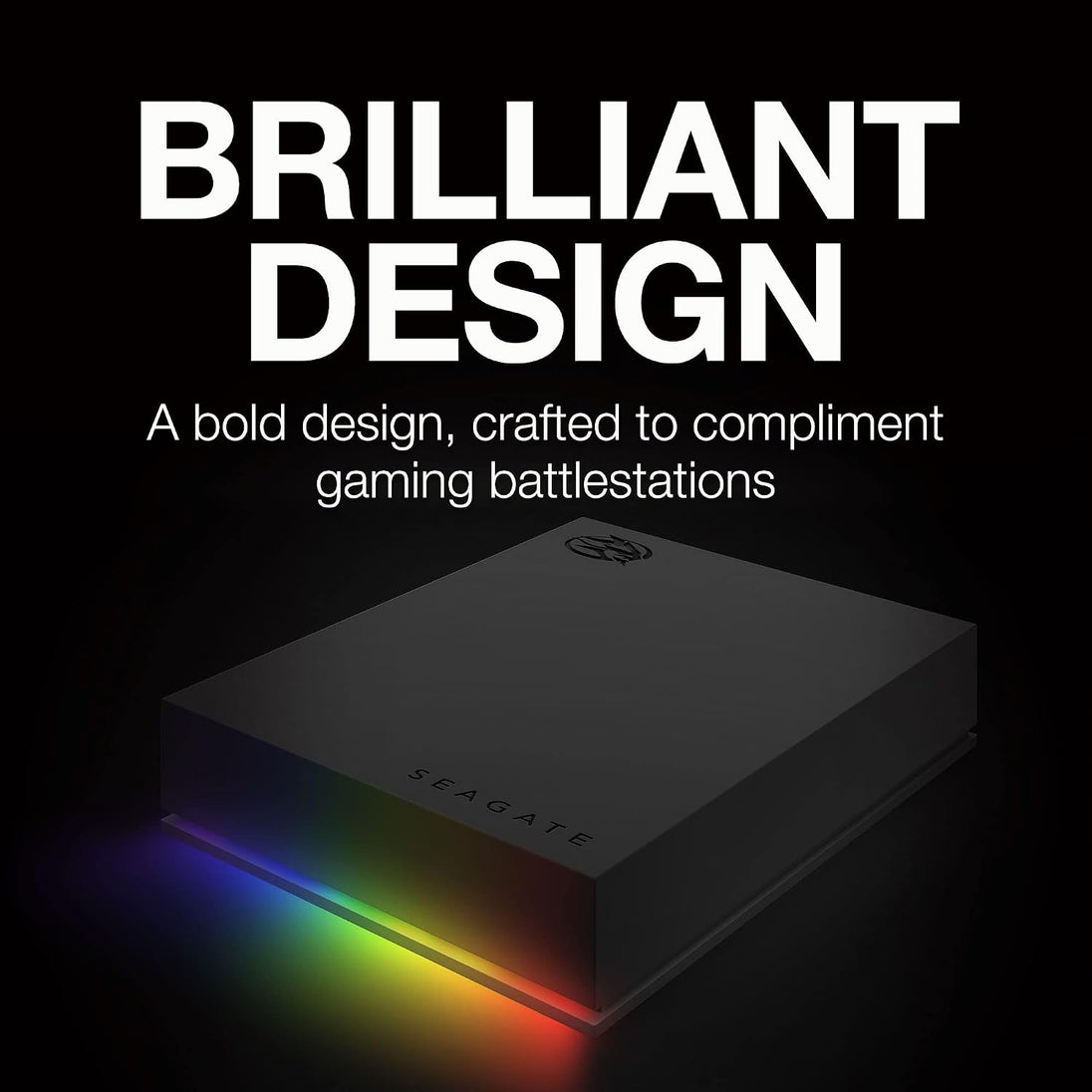 Seagate FireCuda Gaming Hard Drive | External HDD | 5TB USB 3.2 Gen 1 | RGB