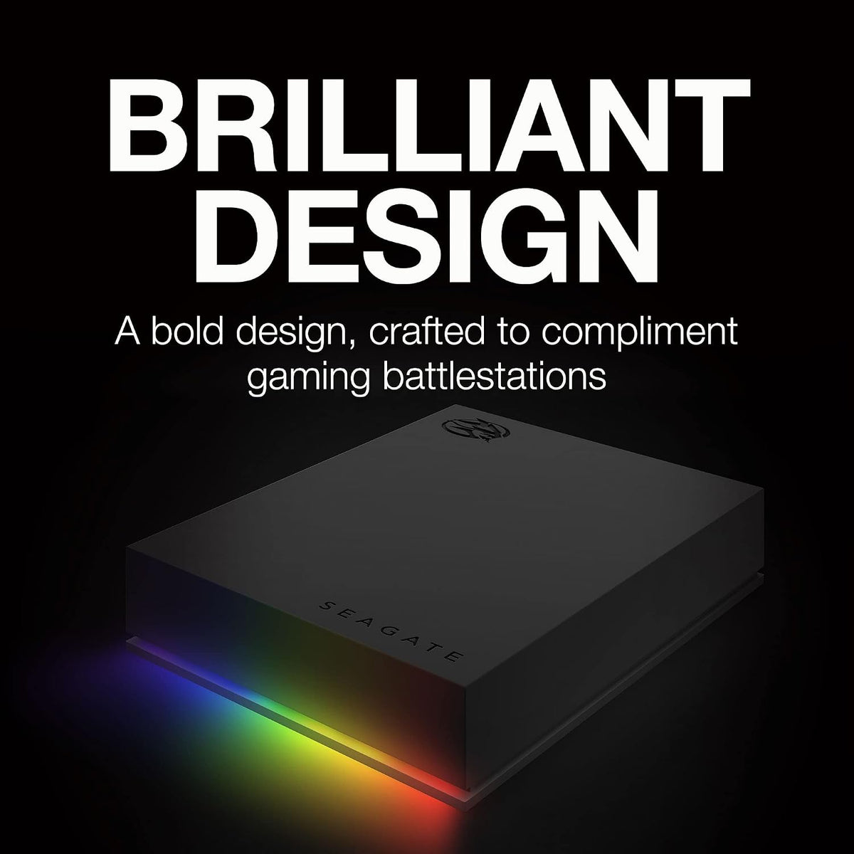 Seagate FireCuda Gaming Hard Drive | External HDD | 5TB USB 3.2 Gen 1 | RGB
