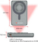 Verbatim Charge 'n' Go 32272 | Magnetic power bank | 10000 mAh | Grey