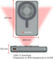 Verbatim Charge 'n' Go 32272 | Magnetic power bank | 10000 mAh | Grey
