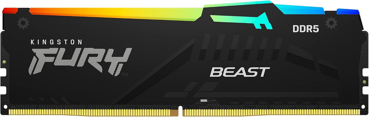 Kingston FURY Beast | DDR5 RAM | 64GB 5200MT/s CL40 | Black RGB