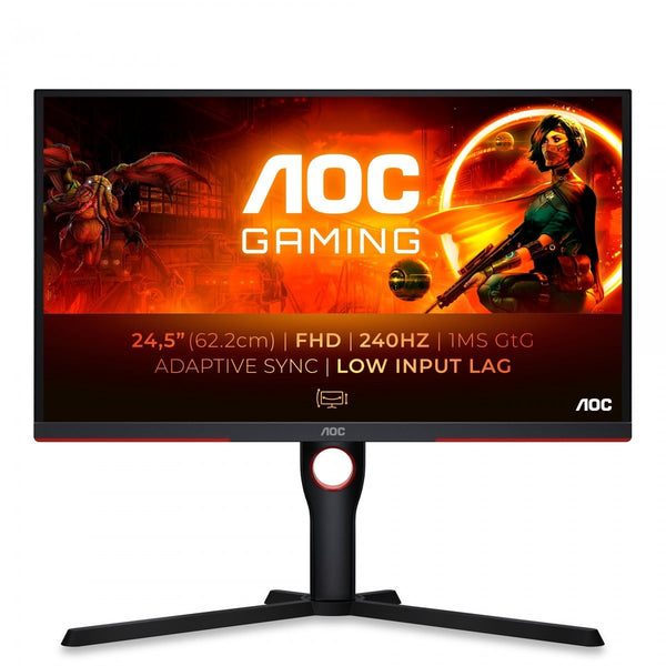 AOC Gaming 25G3ZM/BK | FHD VA 240Hz | Black and red