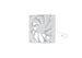 HYTE FA12 | 120mm PWM case fans | 4-pack | Snow White