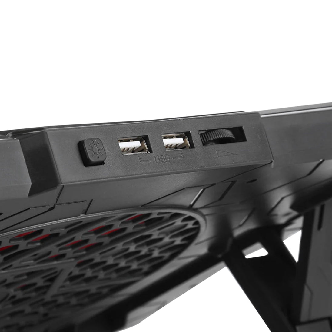 Marvo FN-40 Atlas 40 | Laptop cooling stand | RGB with USB hub | Up to 17 inches