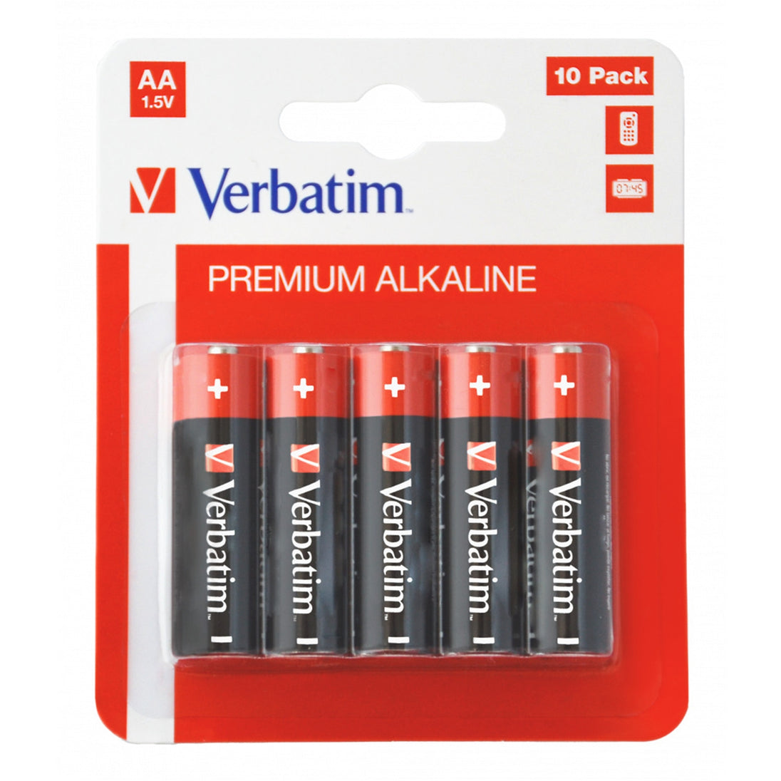 Verbatim 49875 | AA alkaline batteries | 1.5 V | 10 pack
