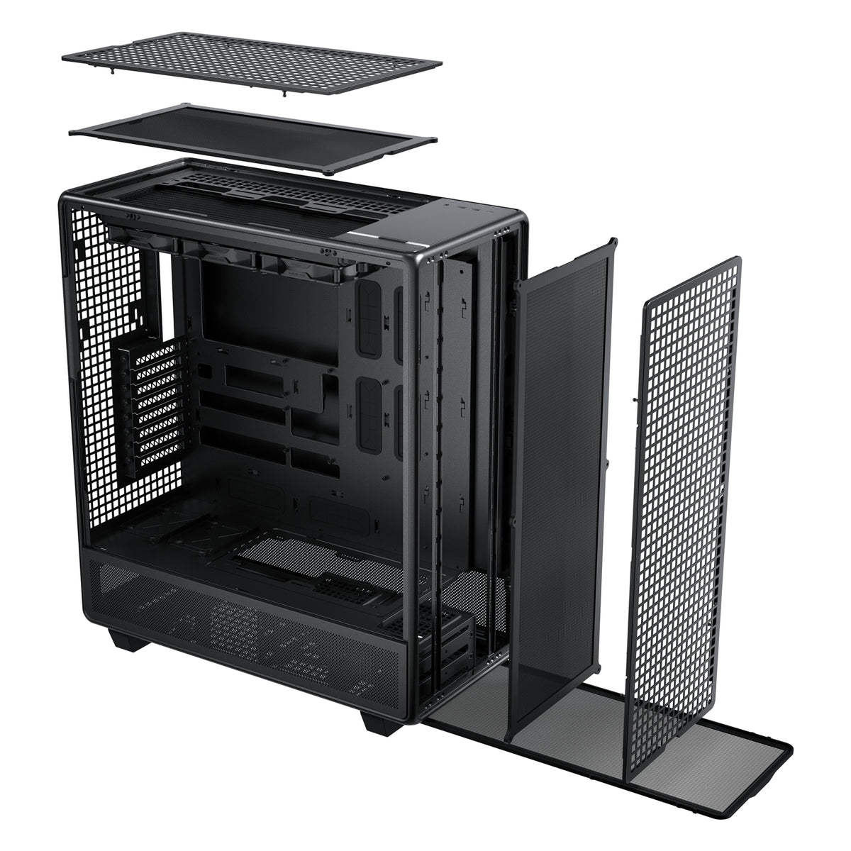 Antec 900 | Full tower PC case | 6 pre-installed fans | Black