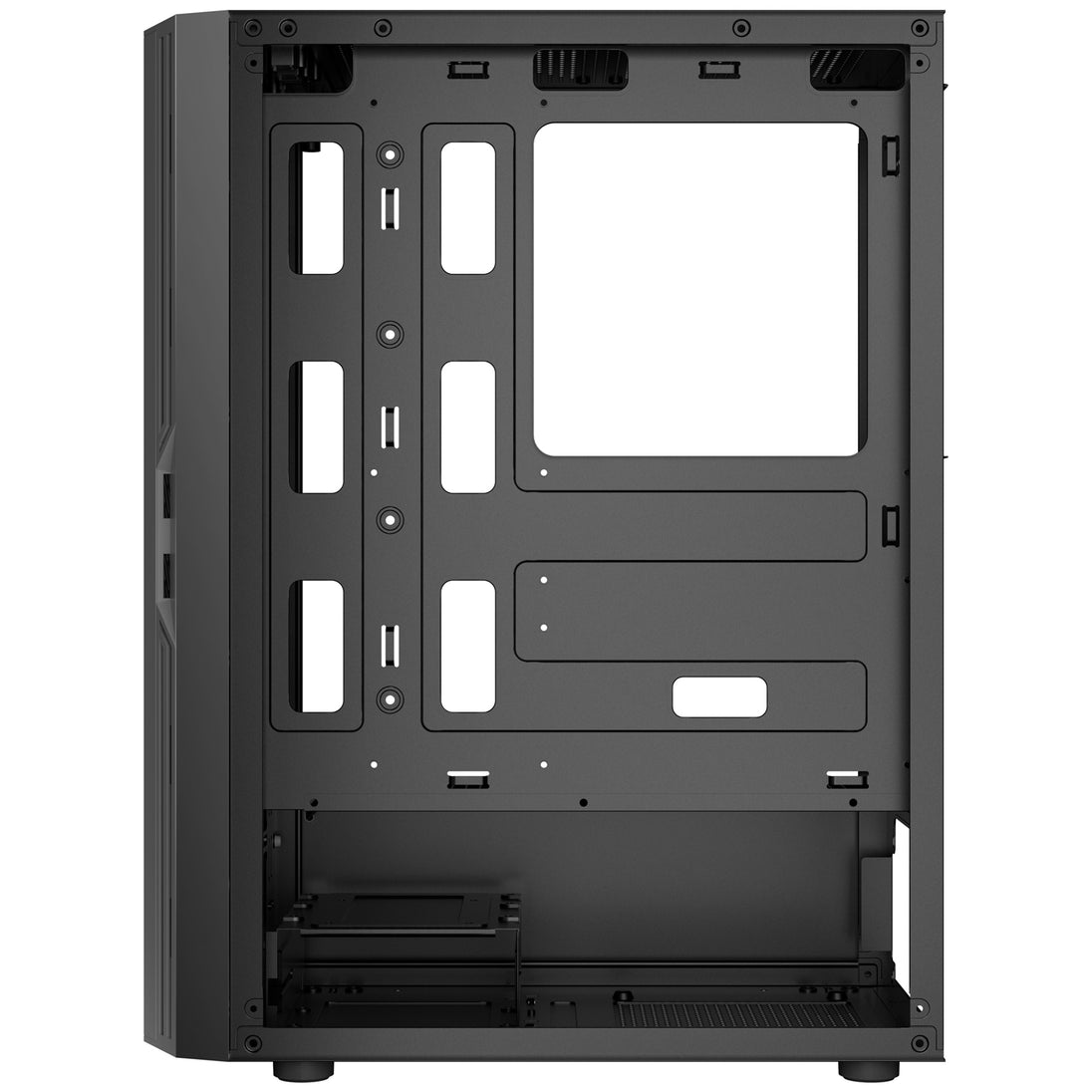 Antec AX20 | Mid-tower PC case | ATX and Micro-ATX | Black