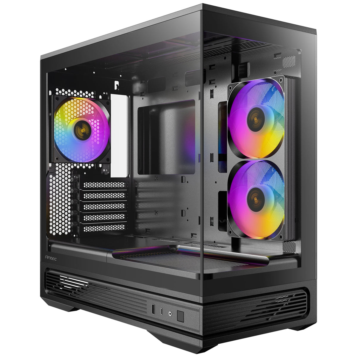 Antec Constellation C2M | Micro-ATX PC case | ARGB fans | Black