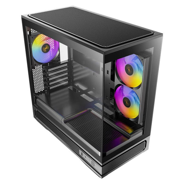 Antec Constellation C2M | Micro-ATX PC case | ARGB fans | Black