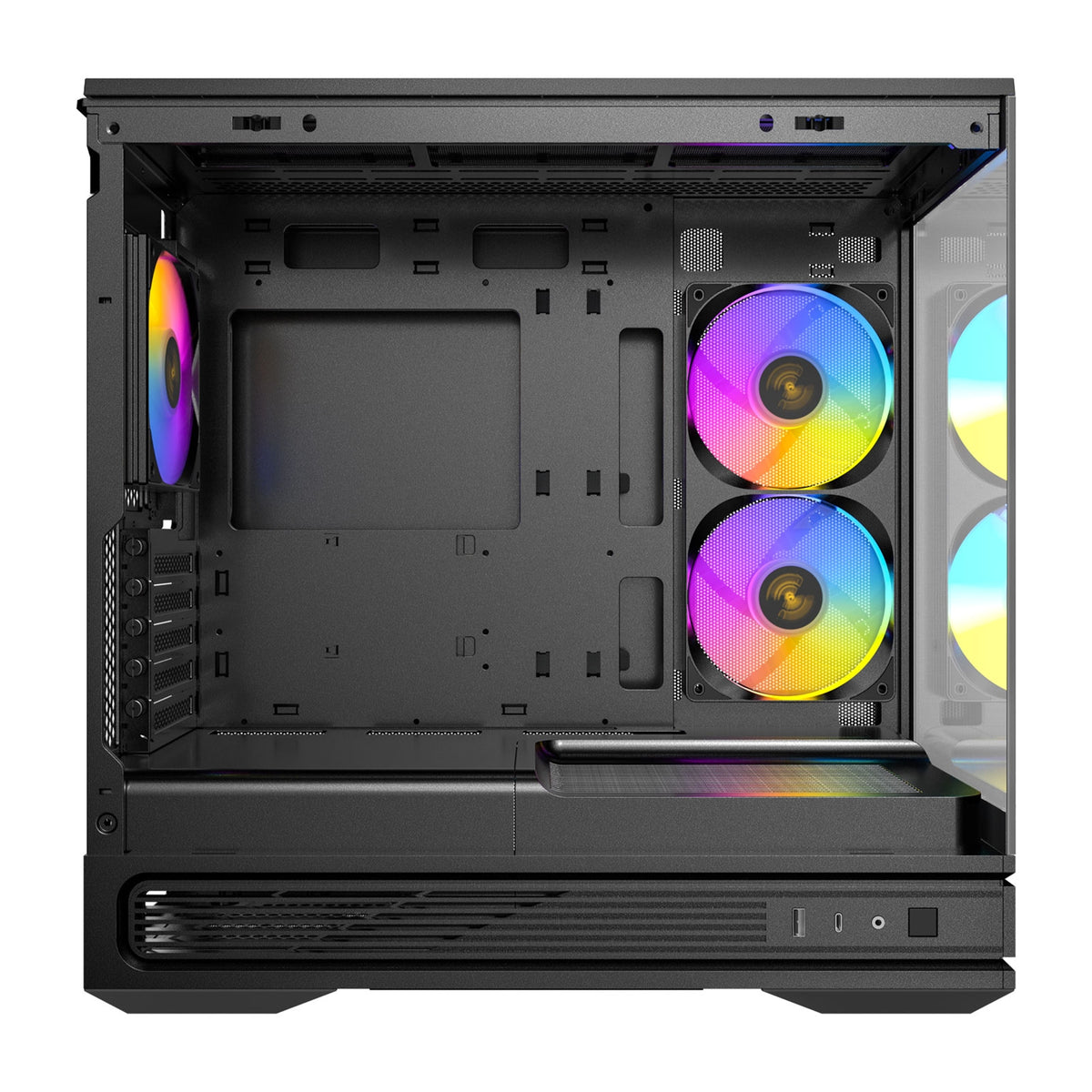 Antec Constellation C2M | Micro-ATX PC case | ARGB fans | Black