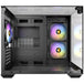Antec CX600M Trio ARGB | Micro-ATX dual-chamber case | 3 x 120mm fans | Black