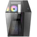 Antec CX600M Trio ARGB | Micro-ATX dual-chamber case | 3 x 120mm fans | Black