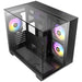 Antec CX600M Trio ARGB | Micro-ATX dual-chamber case | 3 x 120mm fans | Black