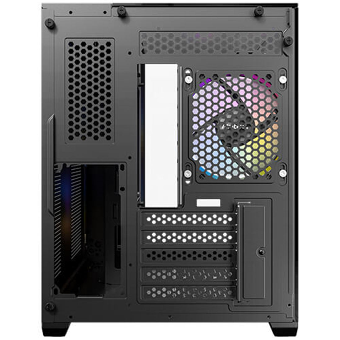 Antec CX600M Trio ARGB | Micro-ATX dual-chamber case | 3 x 120mm fans | Black