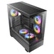 Antec CX705 ARGB | Mid tower PC case | 5 PWM fans | Panoramic glass | Black