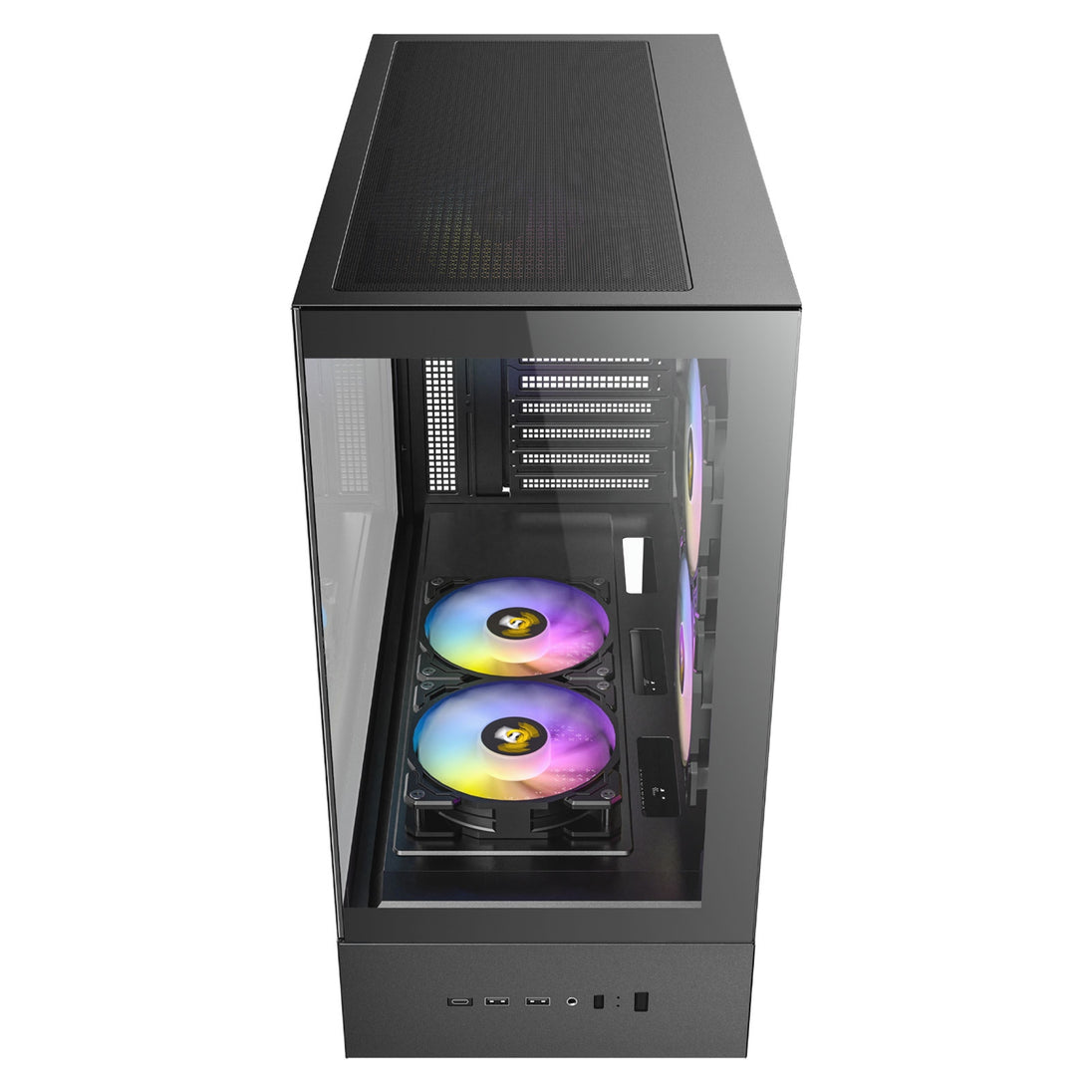 Antec CX705 ARGB | Mid tower PC case | 5 PWM fans | Panoramic glass | Black