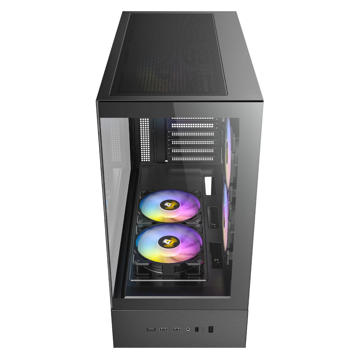 Antec CX705 ARGB | Mid tower PC case | 5 PWM fans | Panoramic glass | Black