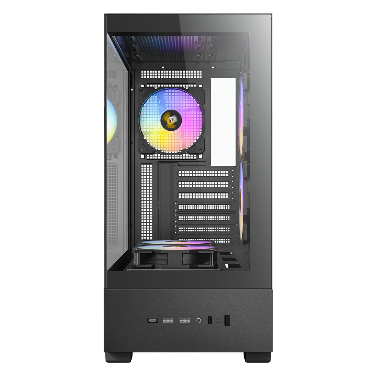 Antec CX705 ARGB | Mid tower PC case | 5 PWM fans | Panoramic glass | Black