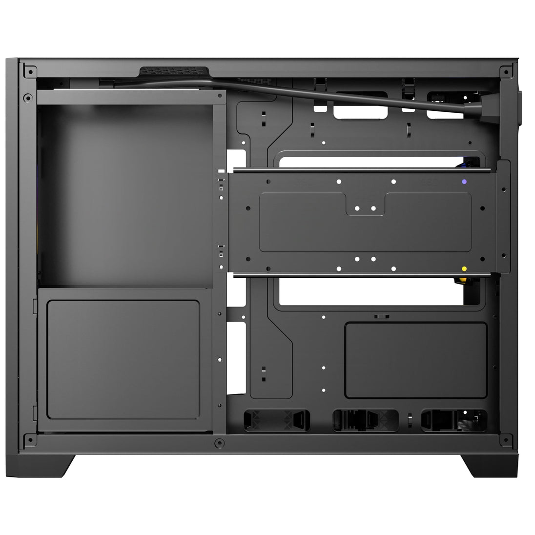 Antec FLUX M | Micro-ATX PC case | Six PWM fans | Black