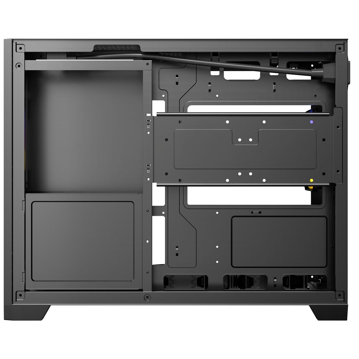 Antec FLUX M | Micro-ATX PC case | Six PWM fans | Black