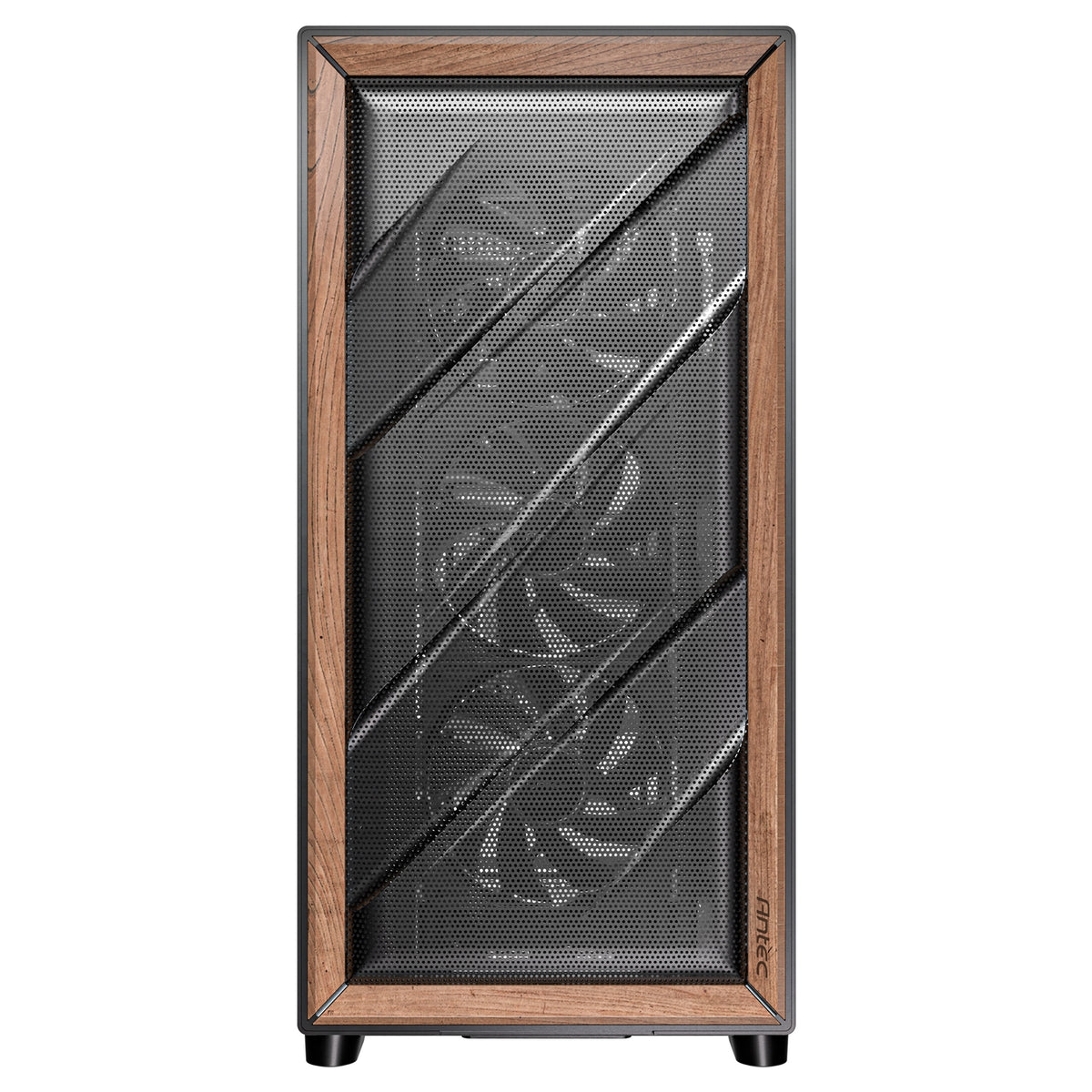 Antec FLUX SE | Mid tower PC case | 5 PWM fans | Walnut and black