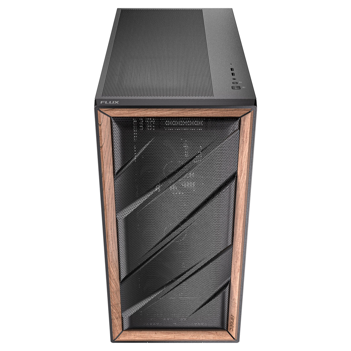 Antec FLUX SE | Mid tower PC case | 5 PWM fans | Walnut and black