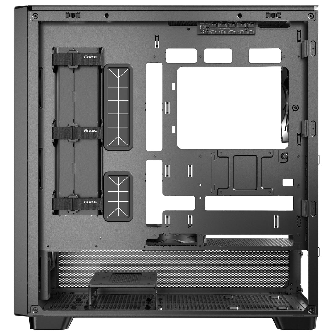 Antec FLUX SE | Mid tower PC case | 5 PWM fans | Walnut and black
