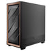 Antec FLUX | Mid tower PC case | E-ATX support | Black with walnut wood