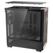 Antec FLUX | Mid tower PC case | E-ATX support | Black with walnut wood
