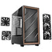 Antec FLUX | Mid tower PC case | E-ATX support | Black with walnut wood