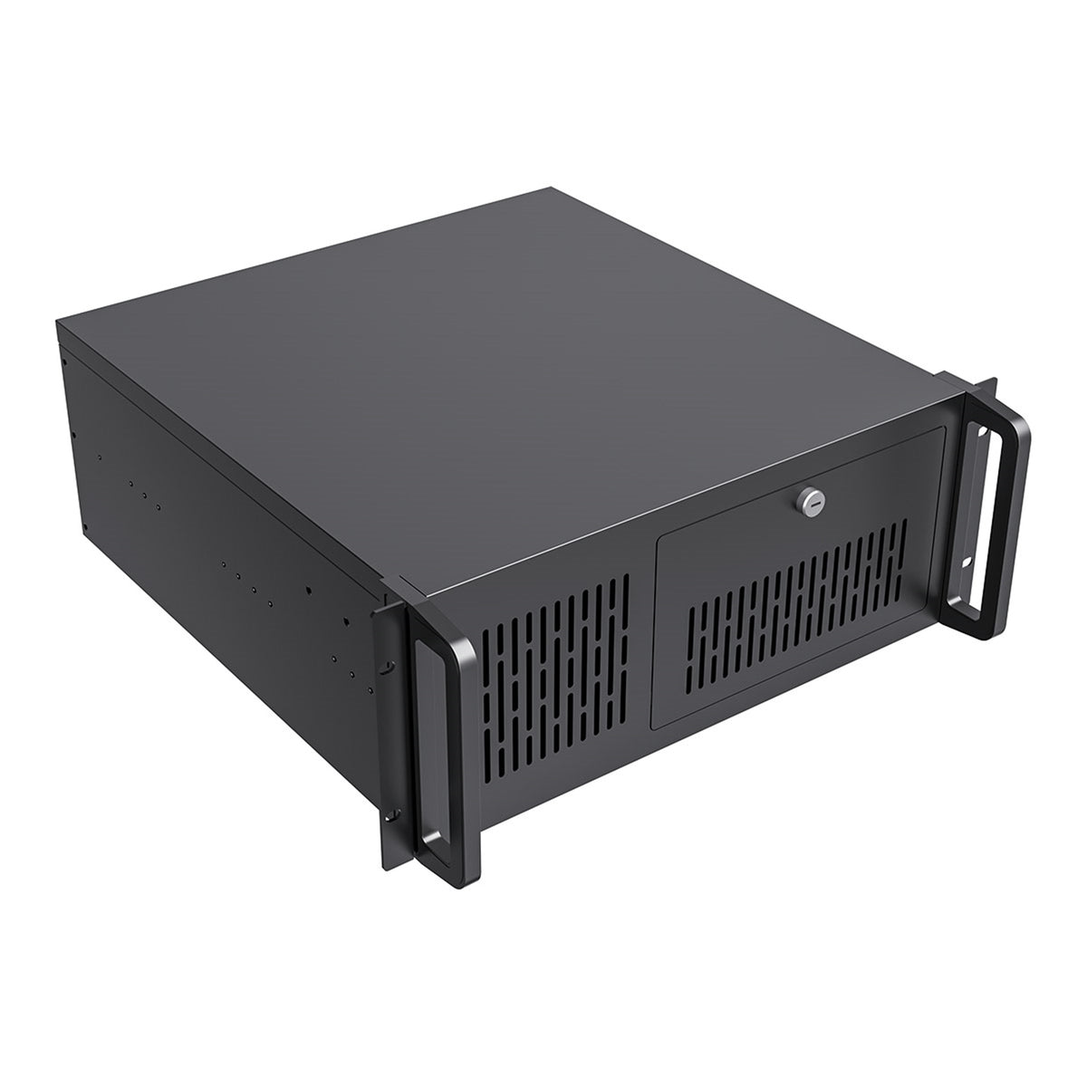 CiT 4U 500 | Rackmount server case | ATX support and 8 HDD bays | Black