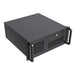 CiT 4U 500 | Rackmount server case | ATX support and 8 HDD bays | Black