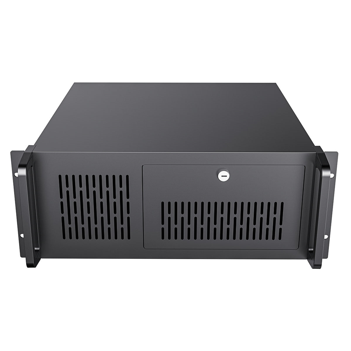 CiT 4U 500 | Rackmount server case | ATX support and 8 HDD bays | Black