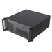 CiT 4U 500 | Rackmount server case | ATX support and 8 HDD bays | Black
